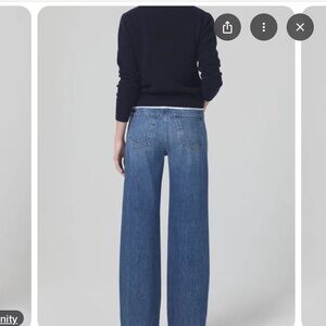 Annina High Rise Wide Leg Jeans in Blue